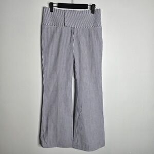 Alvin Valley Pants Womens 34 High Waist Wide‎ Leg Striped Made in USA 28x29.5